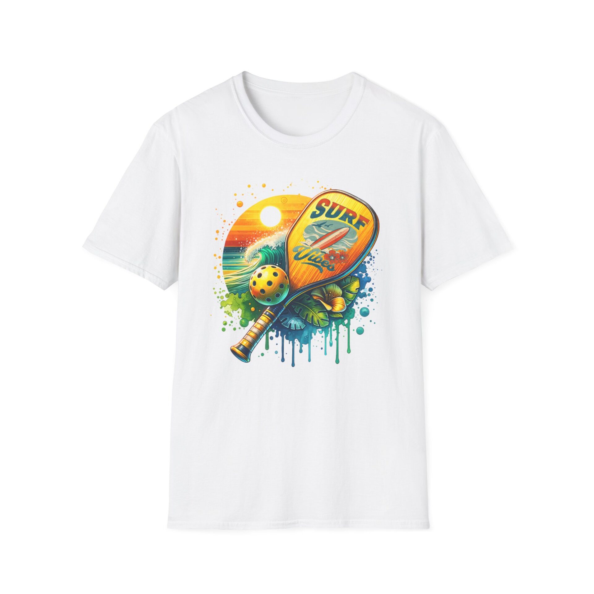 Surf Vibes Pickleball T-Shirt - Image 13