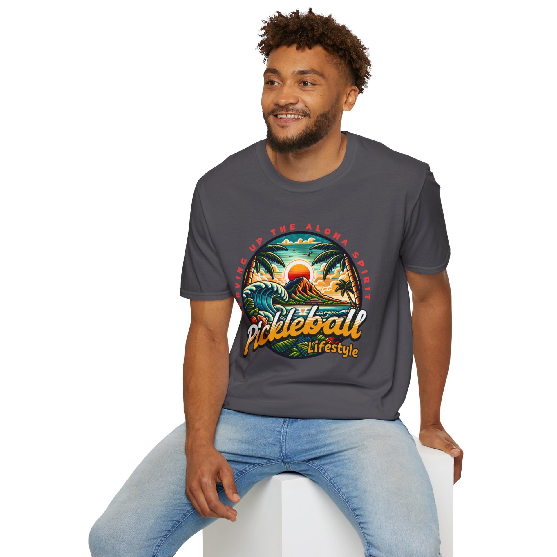 Aloha Spirit Pickleball T-Shirt - Image 36