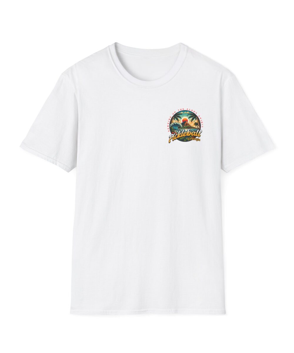 Aloha Spirit Pickleball T-Shirt (Front and Back)