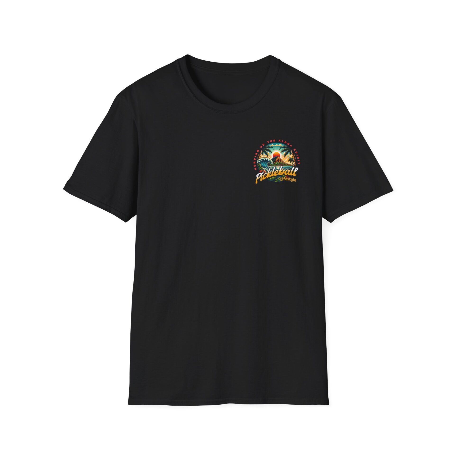 Aloha Spirit Pickleball T-Shirt (Front and Back) - Image 13